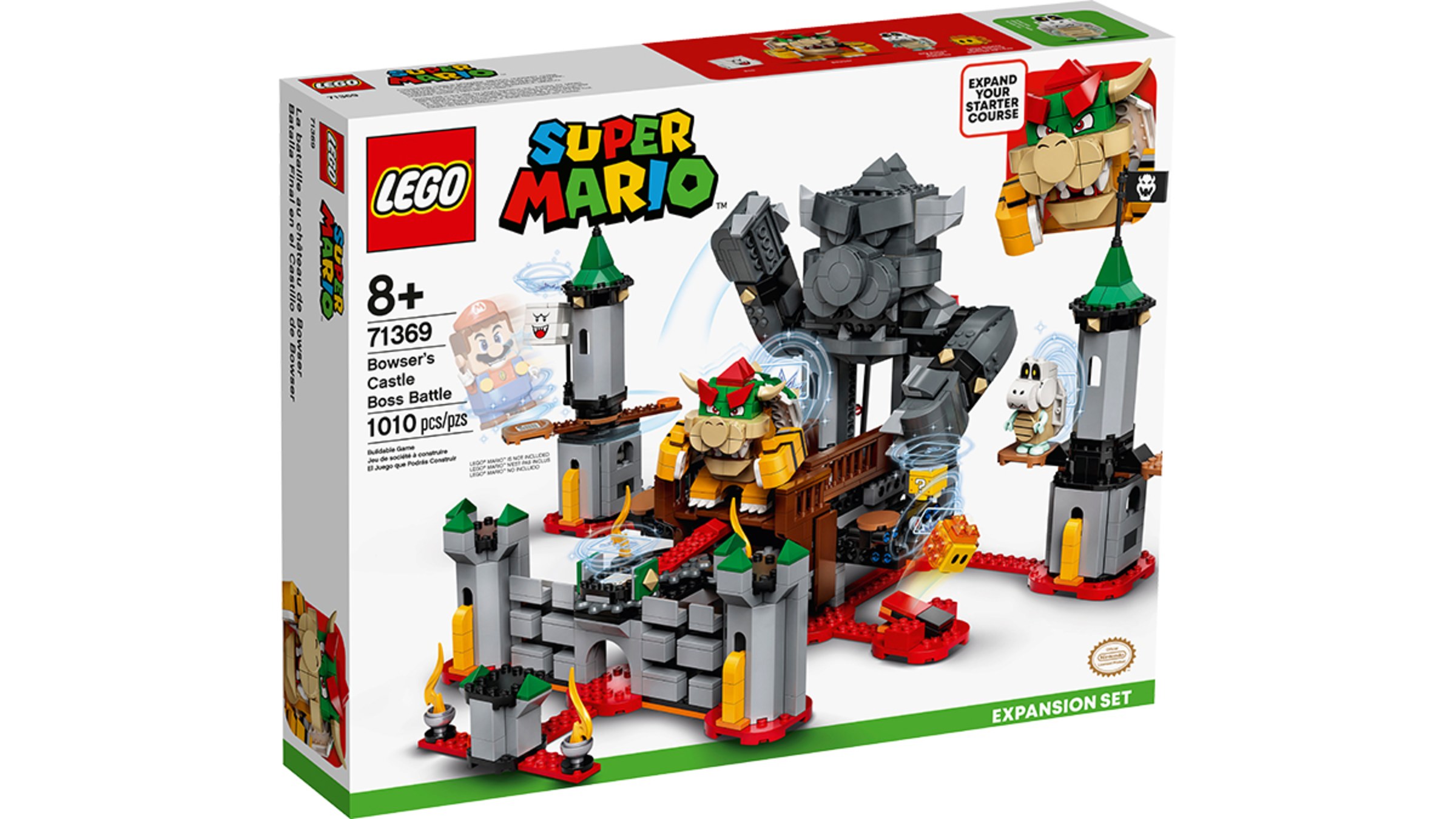LEGO Super Mario Bowser s Castle Boss Battle Expansion Set Merchandise Nintendo Official Site